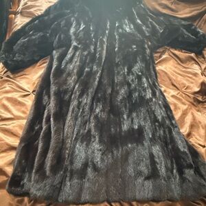 Hobman Furs Black Fur Mink Coat